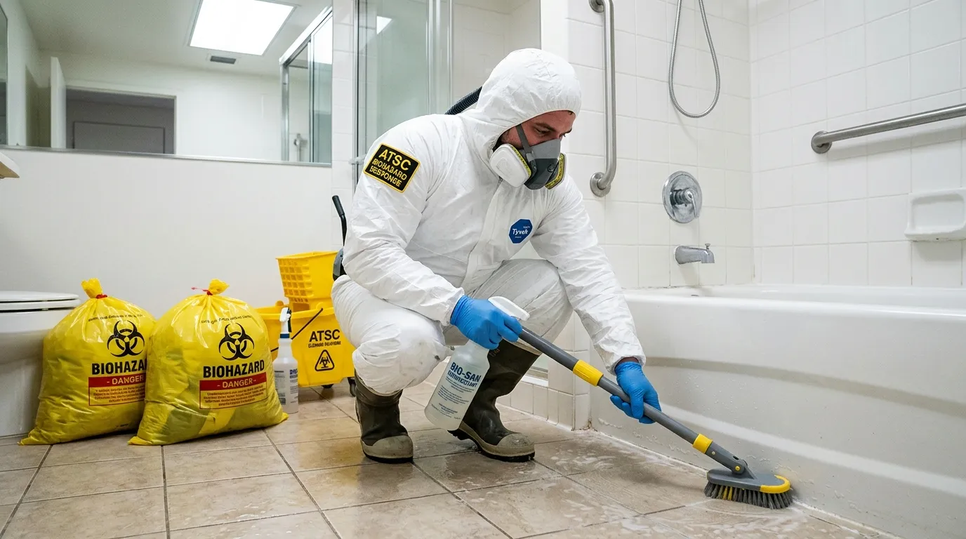 Decontamination equipment deployed for Blood Cleanup in Drexel Heights